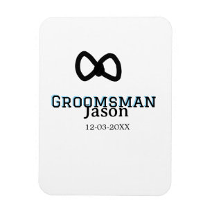 Groom Squad Trauzeuge Junggesellinnenabschied Name Magnet