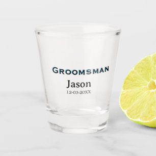 Groom Squad Trauzeuge Junggesellinnenabschied Name Schnapsglas