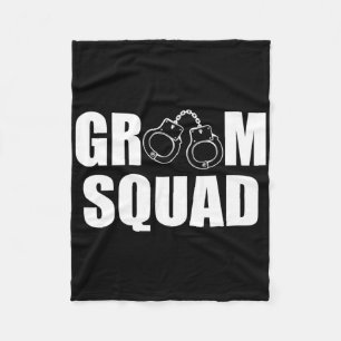 Groom Squad Trauzeuge Ring Wedelbachelor Party Fleecedecke