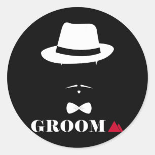 Groom Squad Trauzeuge Ring Wedelbachelor Party Runder Aufkleber