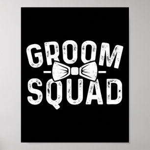 Groom Squad Trauzeugen Funny Stag Bachelor Party G Poster