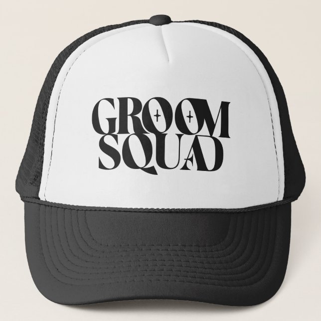 Groom Squad Truckerkappe (Vorderseite)