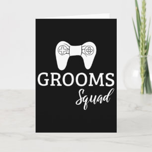 Groom Squad Wedding Bachelor Party Wedding Party F Karte