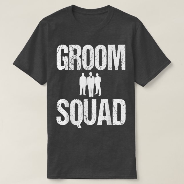 Groom Squad Wedding Party Best ManTeam T-Shirt1009 T-Shirt (Design vorne)