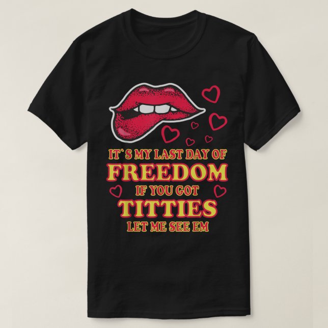 Groom Stag Night  T-Shirt (Design vorne)
