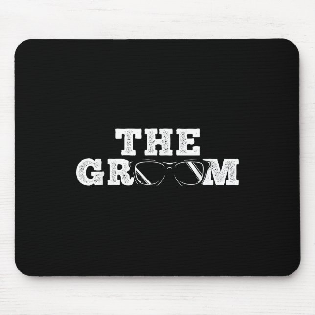 Groom - Sungles - Bachelor Party - Stag Party Mousepad (Vorne)
