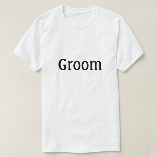 Groom T-Shirt (Design vorne)