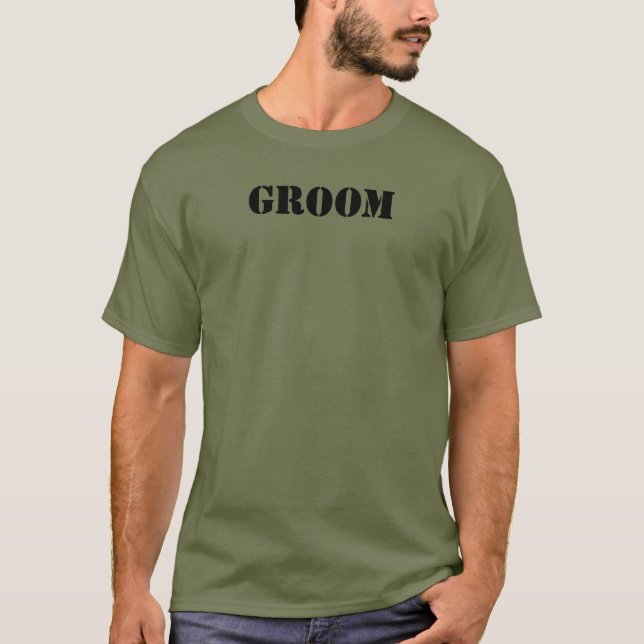 Groom-T - Shirt (Vorderseite)