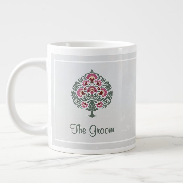 Groom-Tasse - Jumbo-Blumenkohle - Versatile-Gesche Jumbo-Tasse (Links)