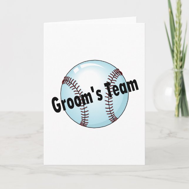 Groom-Team (Baseball) Karte (Vorderseite)