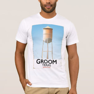 Groom Texas Route 66 Americana Reiseausdruck T-Shirt