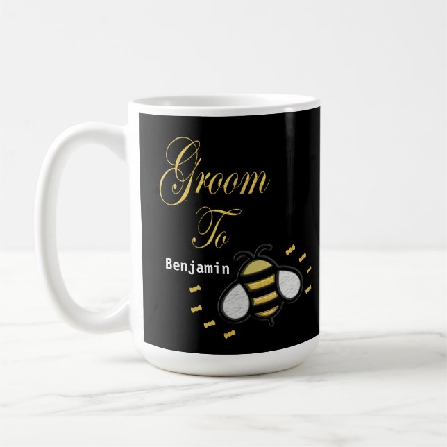 Groom to be Bachelor Party Personale Kaffeetasse (Links)