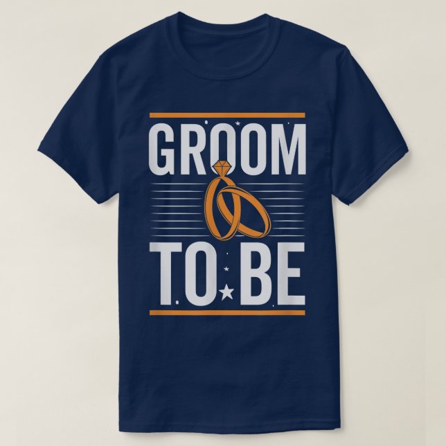 Groom To Be, Bachelor Party  T-Shirt (Design vorne)