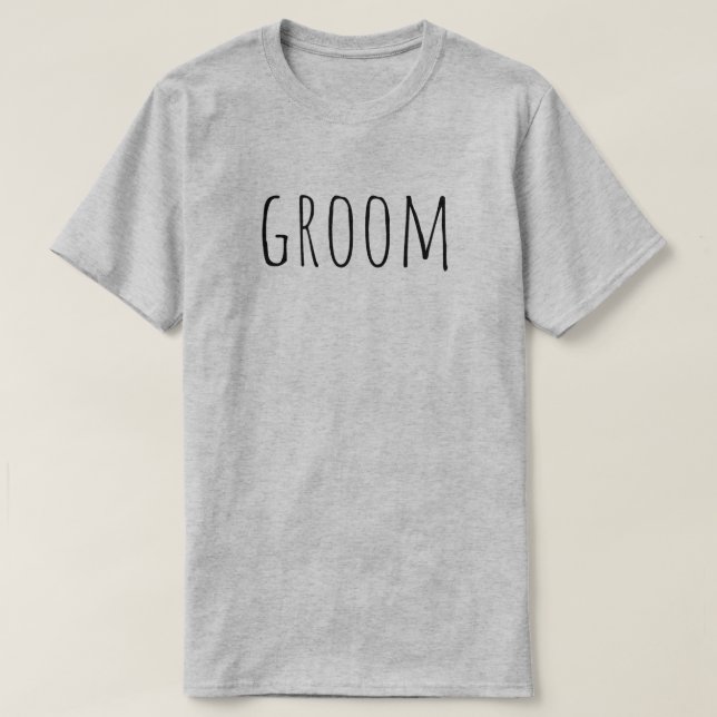 Groom To Be Bridal Party Wedding T-Shirt (Design vorne)