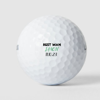 Groom Trauzeuge Hochzeitsfeier-Geschenk Golf Balls Golfball