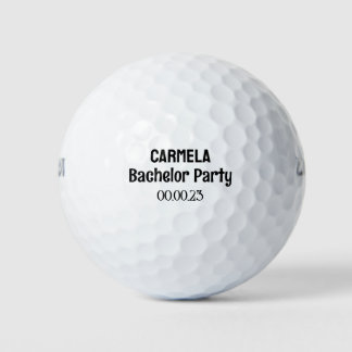 Groom Trauzeuge Wedding Bachelor Party Golfball