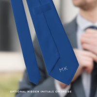 Groom Trauzeugen Initials Blue Wedding