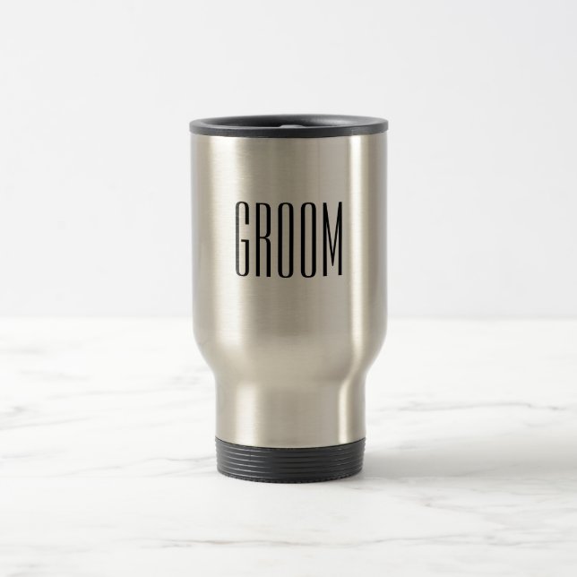 Groom Travel Mug Reisebecher (Mittel)