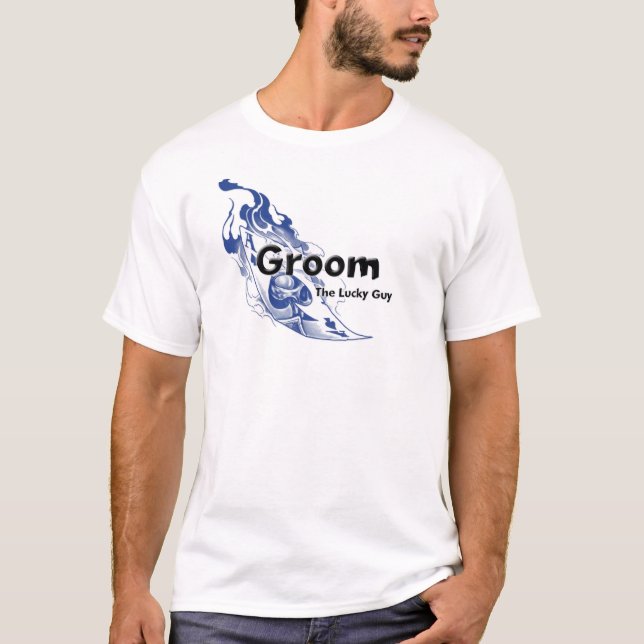 Groom Tshirt - Glücklicher Typ (Vorderseite)