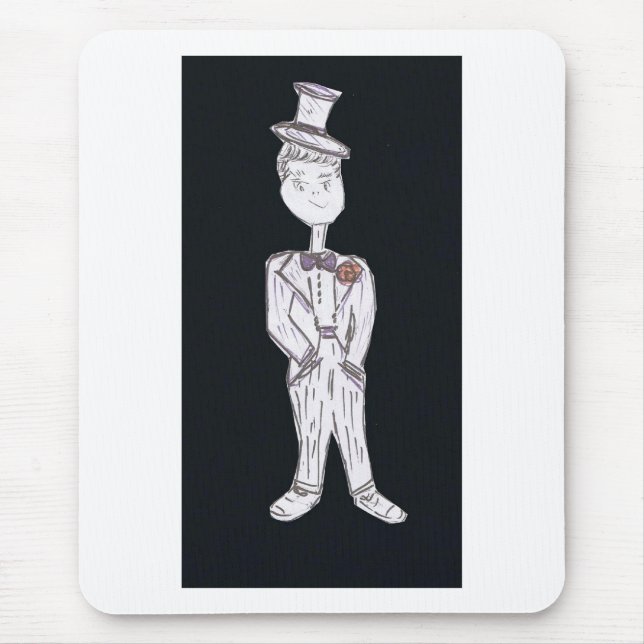 Groom Tuxedo Mousepad (Vorne)