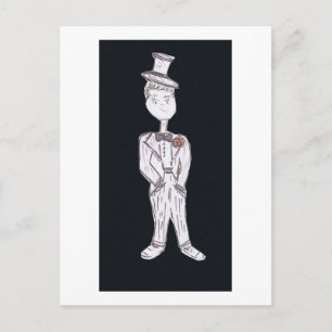Groom Tuxedo Postkarte