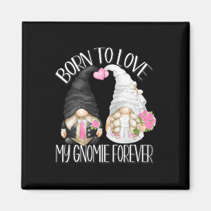 Groom und Bride Gnome für Hochzeitsjubelor Magnet