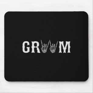 Groom Verlobung Bachelor's Party Halloween Weddin Mousepad