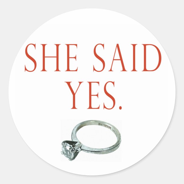 Groom Verlobung Geschenke und T - Shirt Runder Aufkleber (Vorderseite)