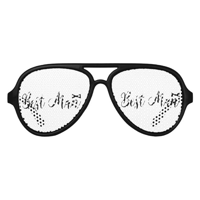 Groom-Wedding, Bachelor-Party-Krawatte Partybrille (Vorderseite)