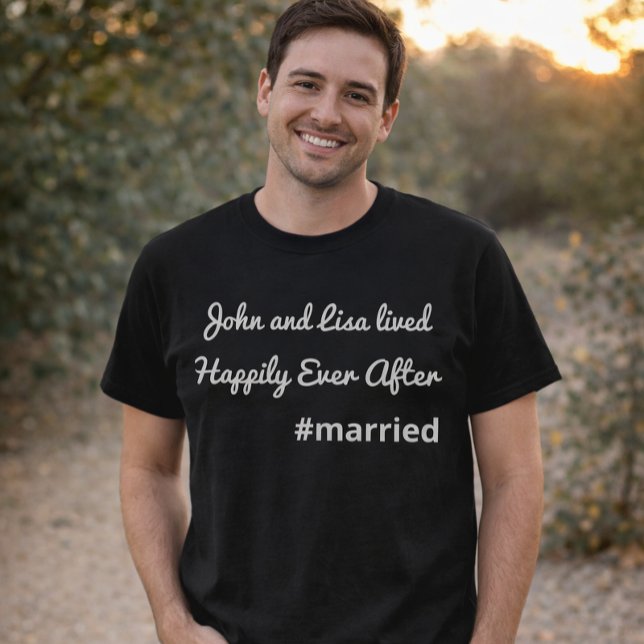 Groom Wedding Custom Shirt - Just Married Husband (Von Creator hochgeladen)