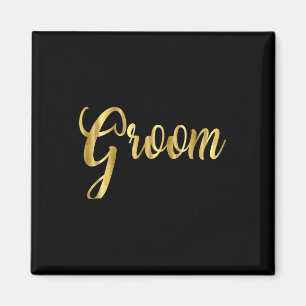 Groom Wedding Matching Bride Magnet