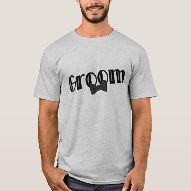 Groom Wedding Party T-Shirt (Vorderseite)