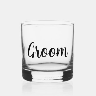 Groom Wedding Whiskyglas