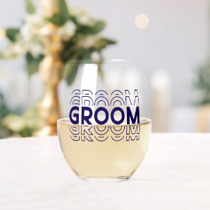 Groom Weinglas Ohne Stiel