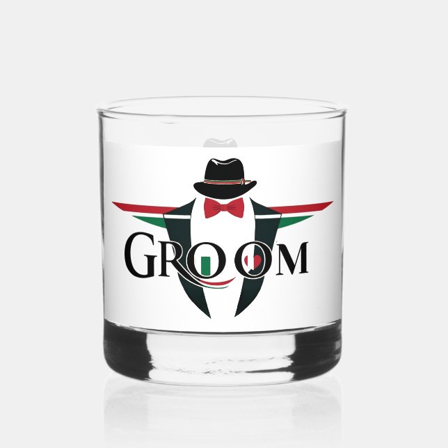 Groom Whiskyglas (Vorderseite)