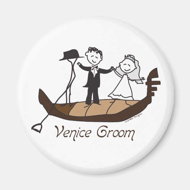 Groomfavoriten in Venedig Magnet (Vorne)