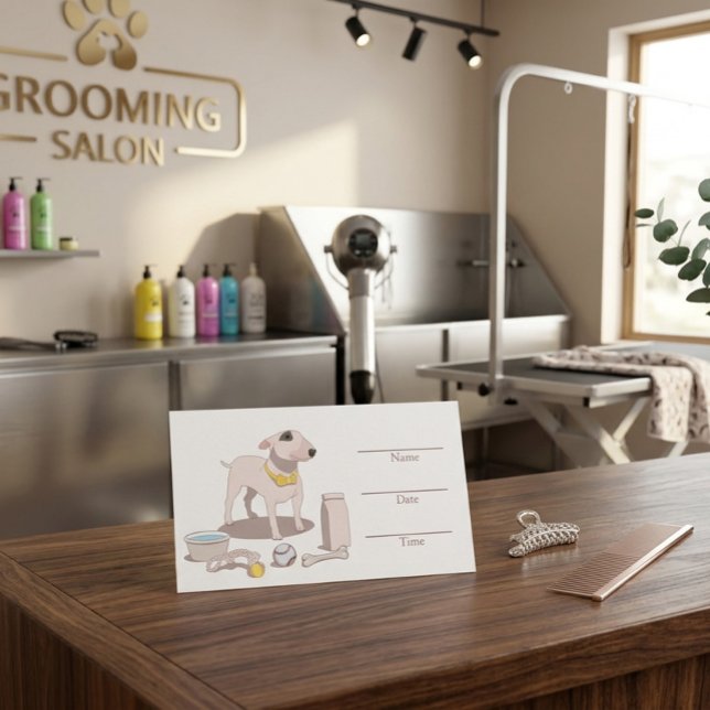 Grooming Salon personalisierbare Terminkarte (Von Creator hochgeladen)