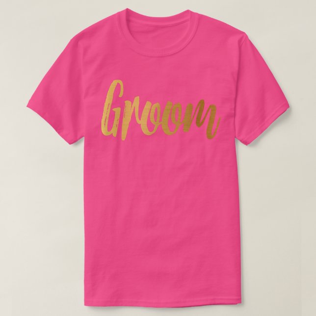 GroomMatching Wedding Bride Bachelor Party  T-Shirt (Design vorne)