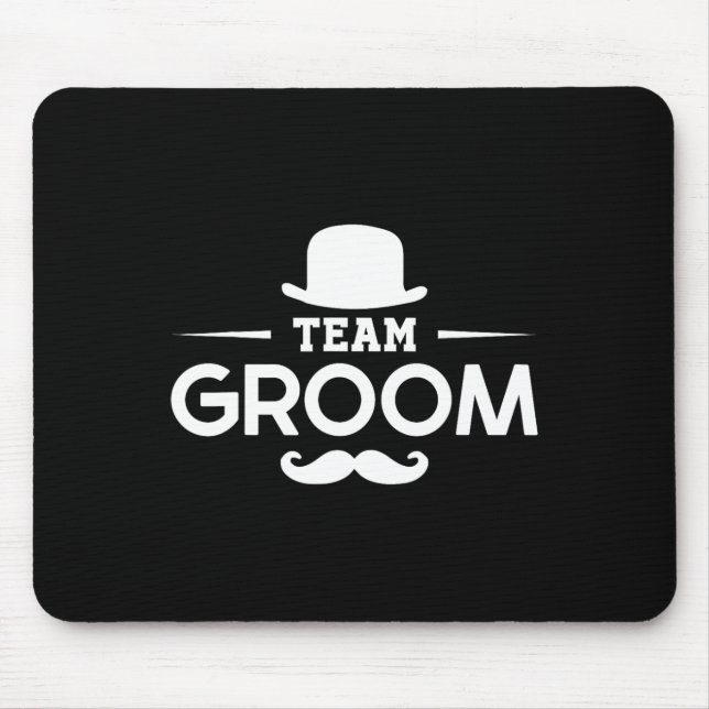 Grooms Bachelor Crew Party Squad Team Groom Mousepad (Vorne)