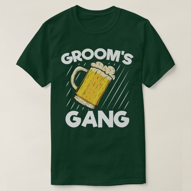 Grooms, Bachelor Party T-Shirt (Design vorne)
