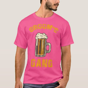 Grooms Bande mit Bier zur Junggesellenparty T-Shirt