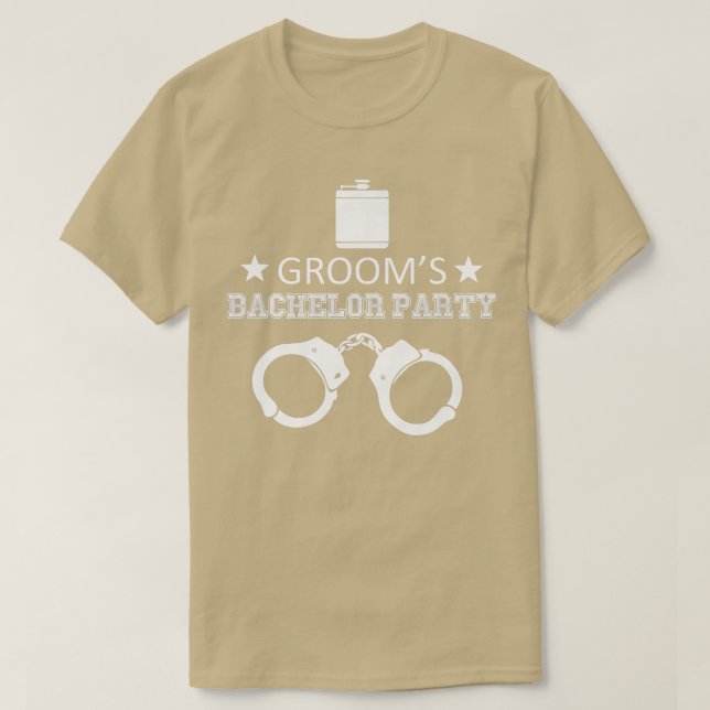 Grooms Batchelor Party Funny  T-Shirt (Design vorne)