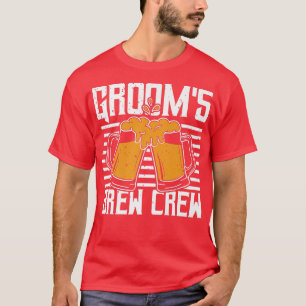 Grooms Brew Crew, Bachelor Party T-Shirt