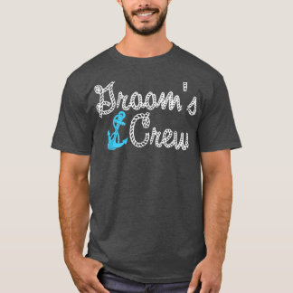 Grooms Crew Funny Boat Cruise Bachelor T-Shirt