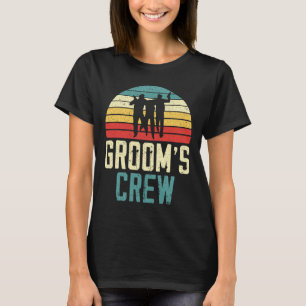 Grooms Crew Groom Squad Stag Night Bachelor Party T-Shirt