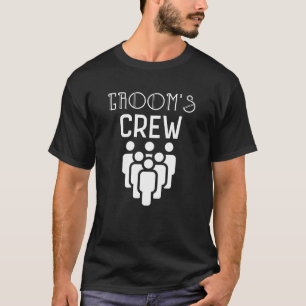 Grooms Crew Trauzeuge Bachelor Party Geschenk T-Shirt