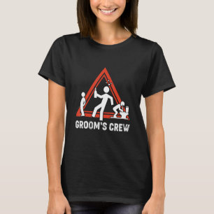 Grooms Crew Trauzeugen Bachelor Party T-Shirt