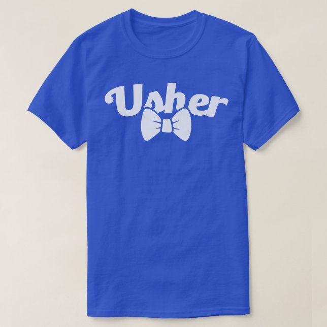 Grooms Crew Usher Bachelor T-Shirt (Design vorne)