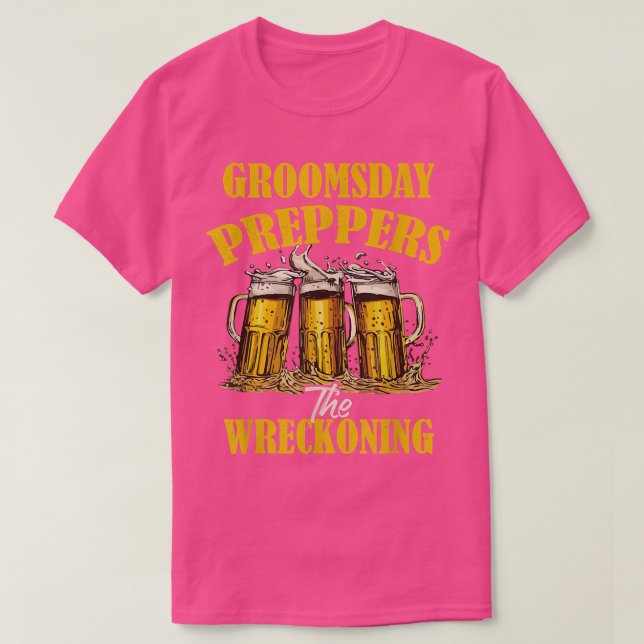 Grooms Day Funny Bachelor Party T-Shirt (Design vorne)