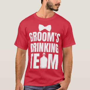 Grooms Drink Team Bachelor Party Squad Hochzeit T-Shirt
